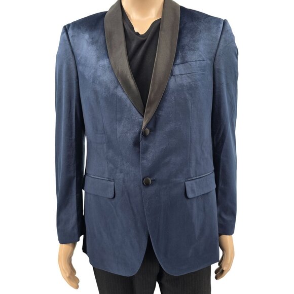 Harry Potter Wizarding World Ravenclaw 40R Mens Blue Velvet Blazer - Picture 11 of 11
